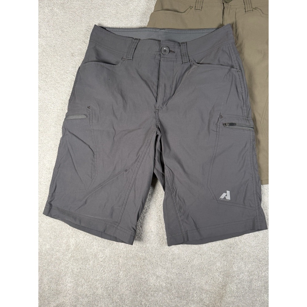 2 Pair Eddie Bauer First Ascent Guide Pro Shorts Mens 30 Hiking Nylon Stretch - Picture 2 of 11